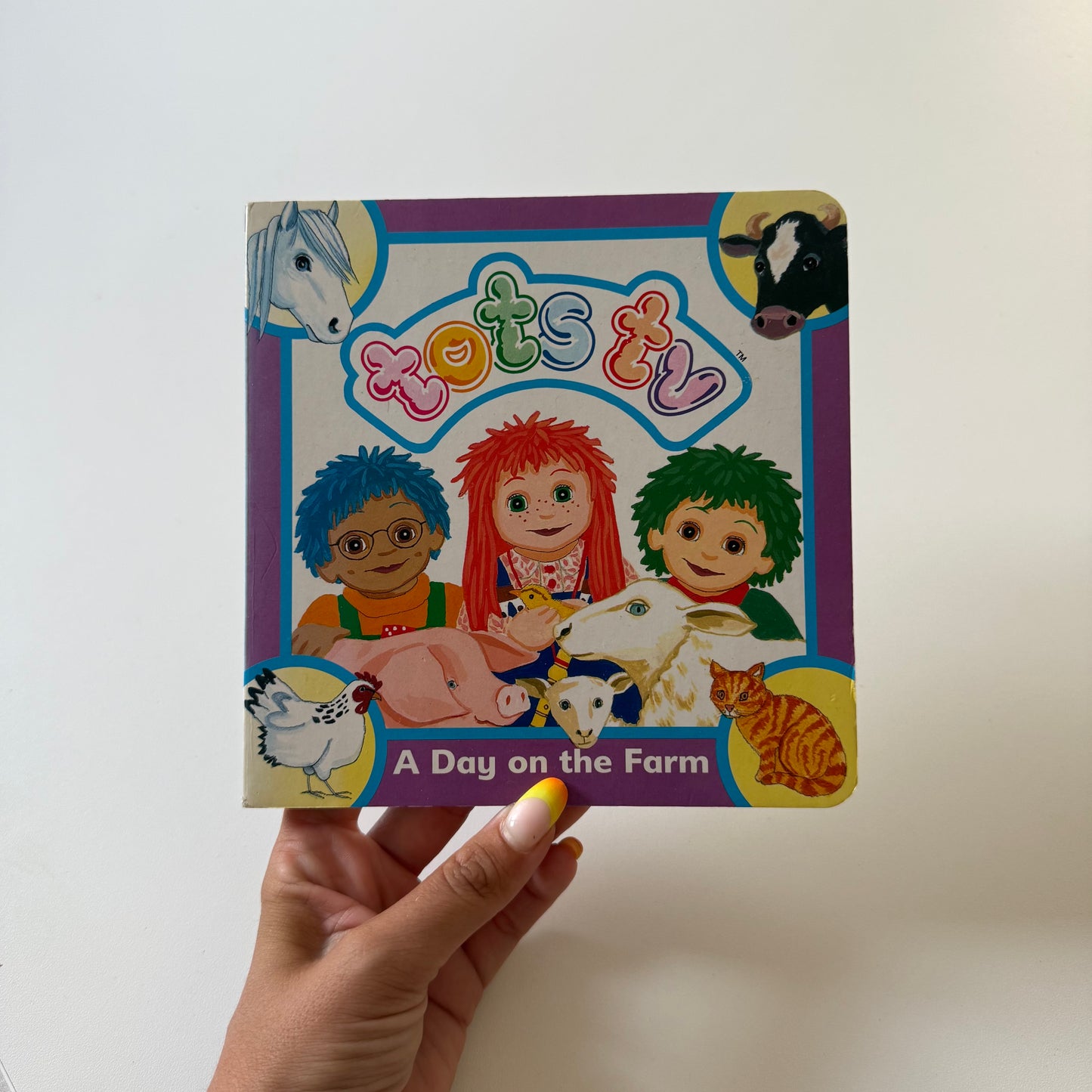Vintage 1995 tots tv farm book