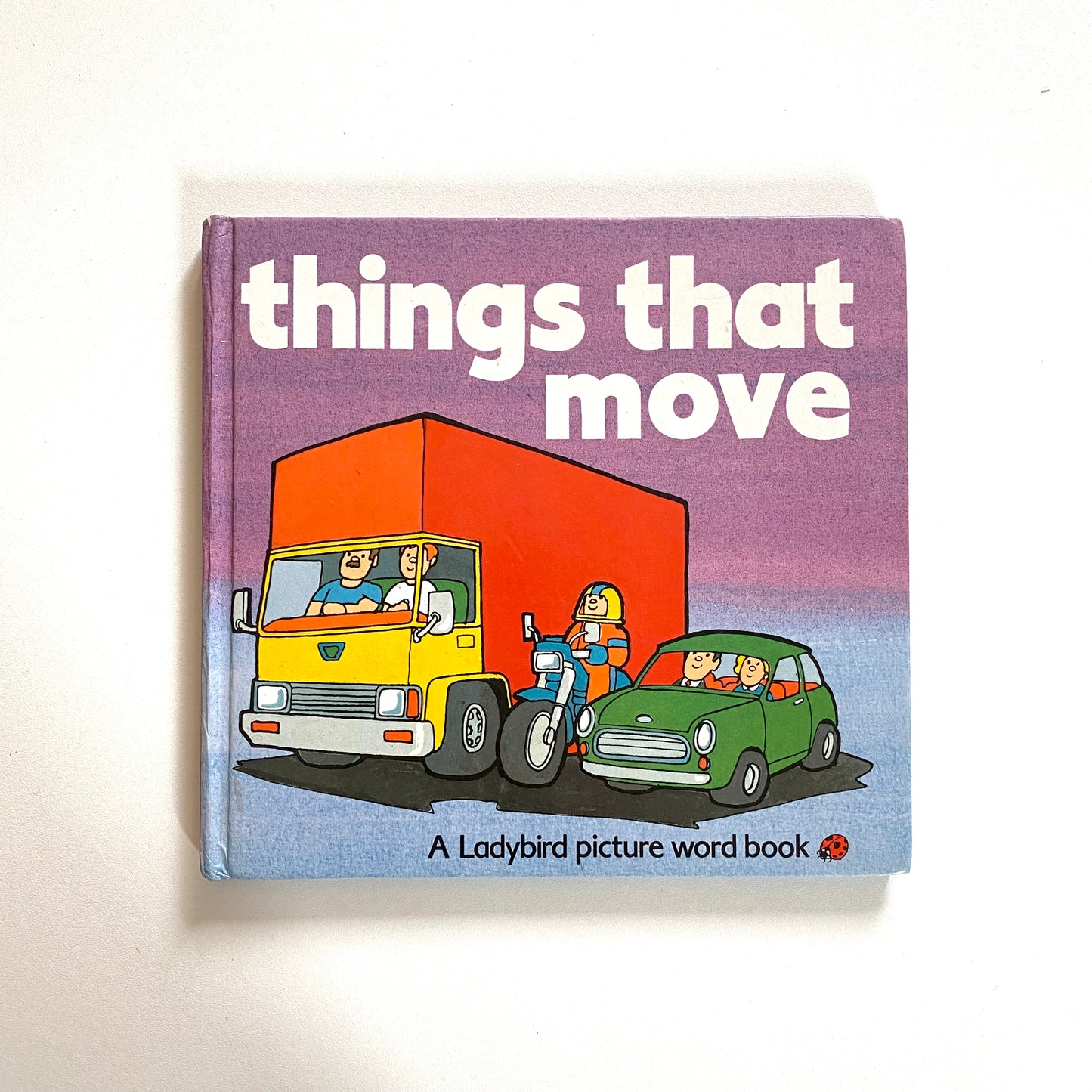 Vintage 1986 ladybird ‘things that move’ book.