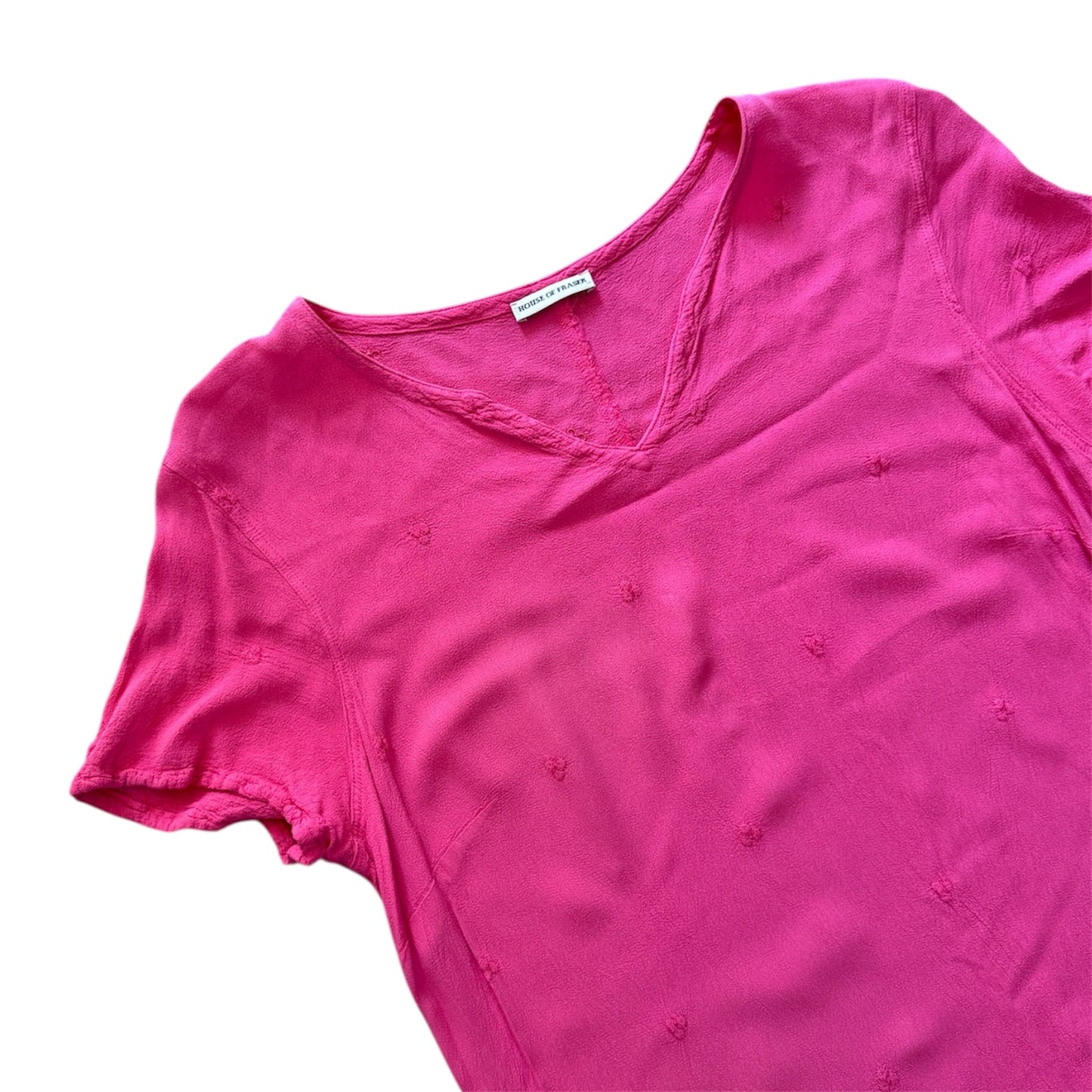 Vintage pink house of Fraser long lined dress. Size small/8.