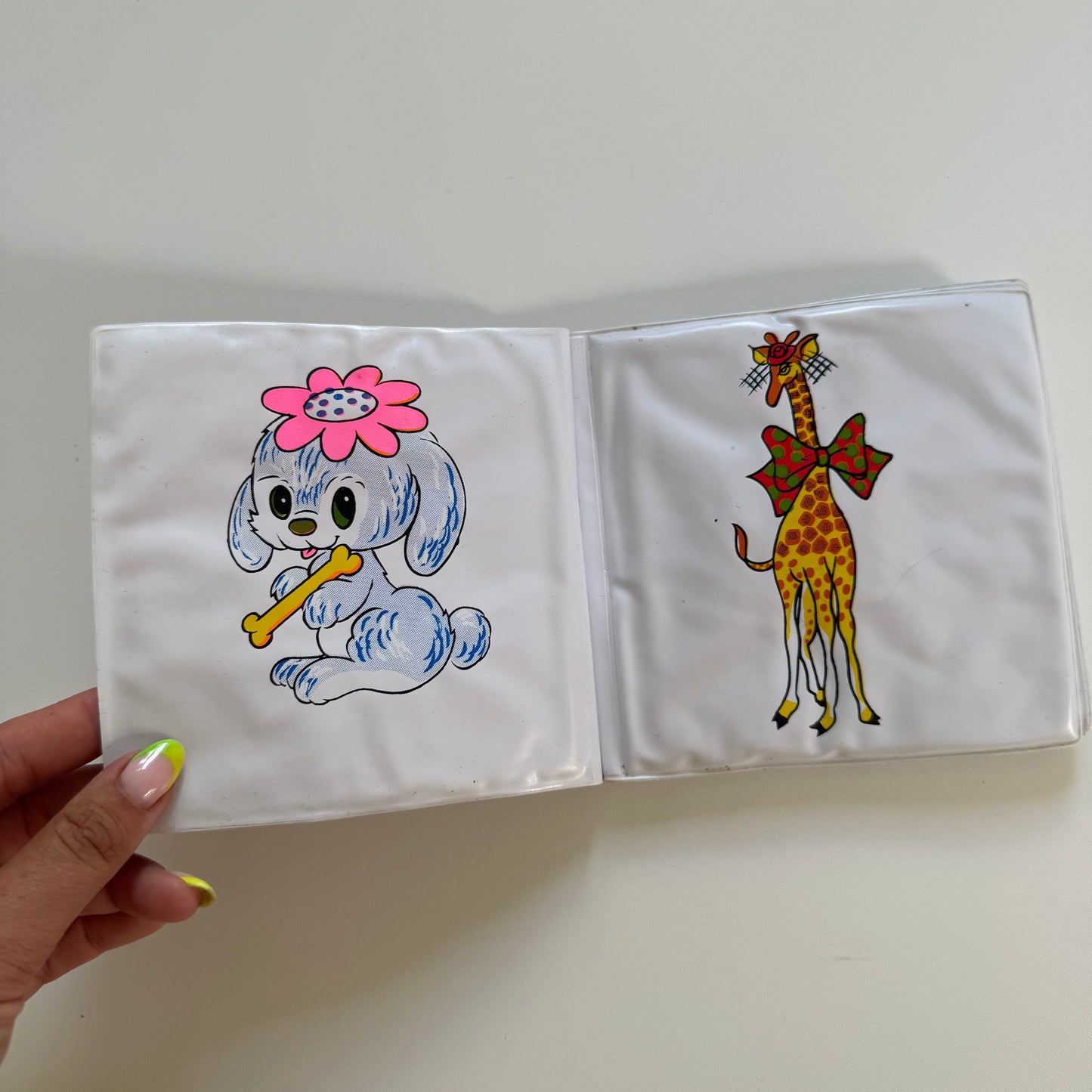 Vintage soft toddler book