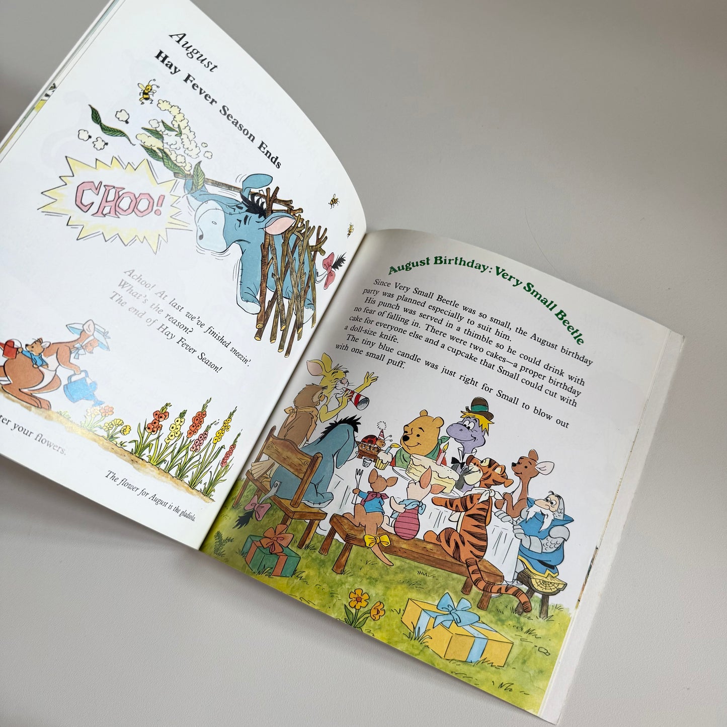Vintage 1986 Walt disney Winnie the pooh book