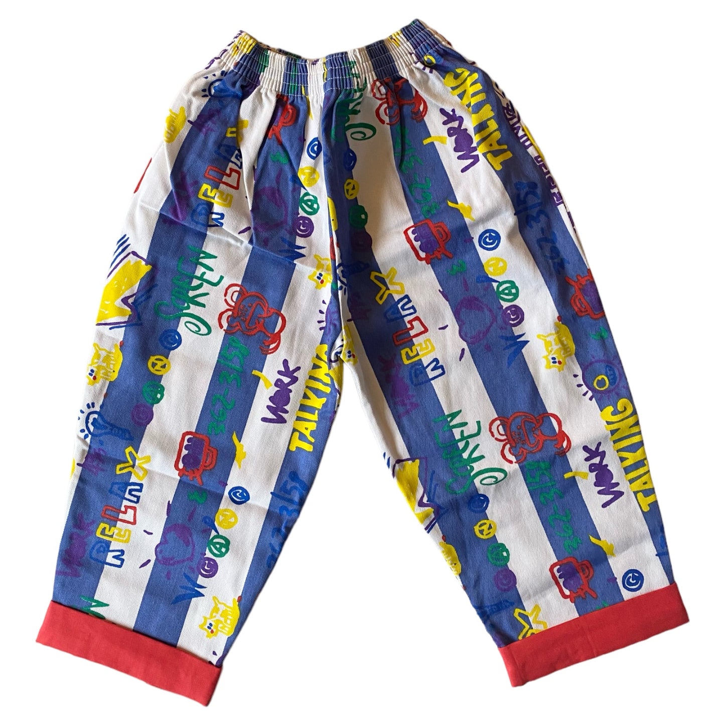 Bright 90s trousers size 3-4 years