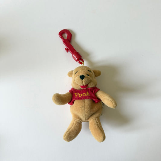 Vintage Winnie the Pooh plush keyring