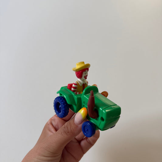 Vintage Ronald McDonald tractor