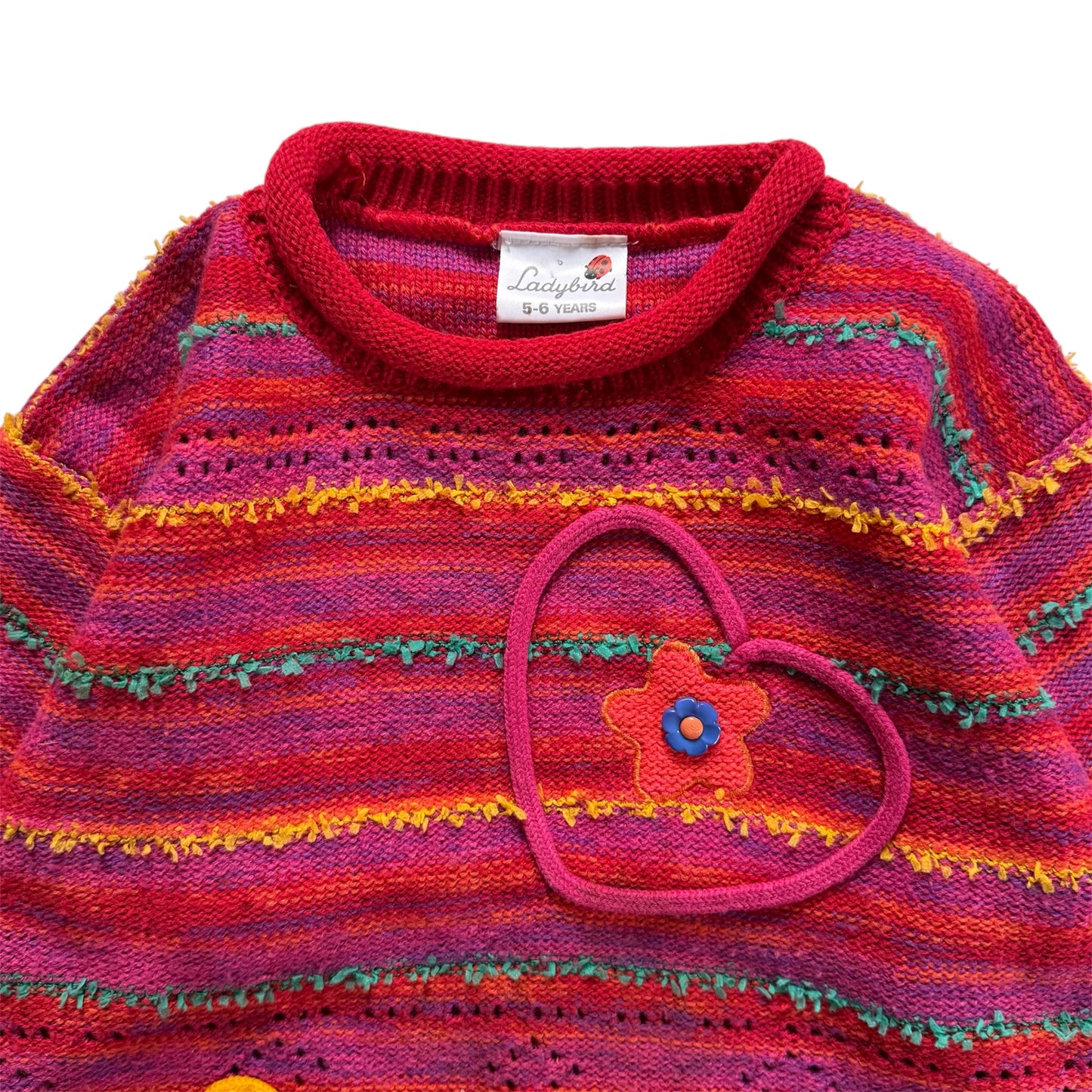 Vintage ladybird knitted jumper. Size 5-6 years