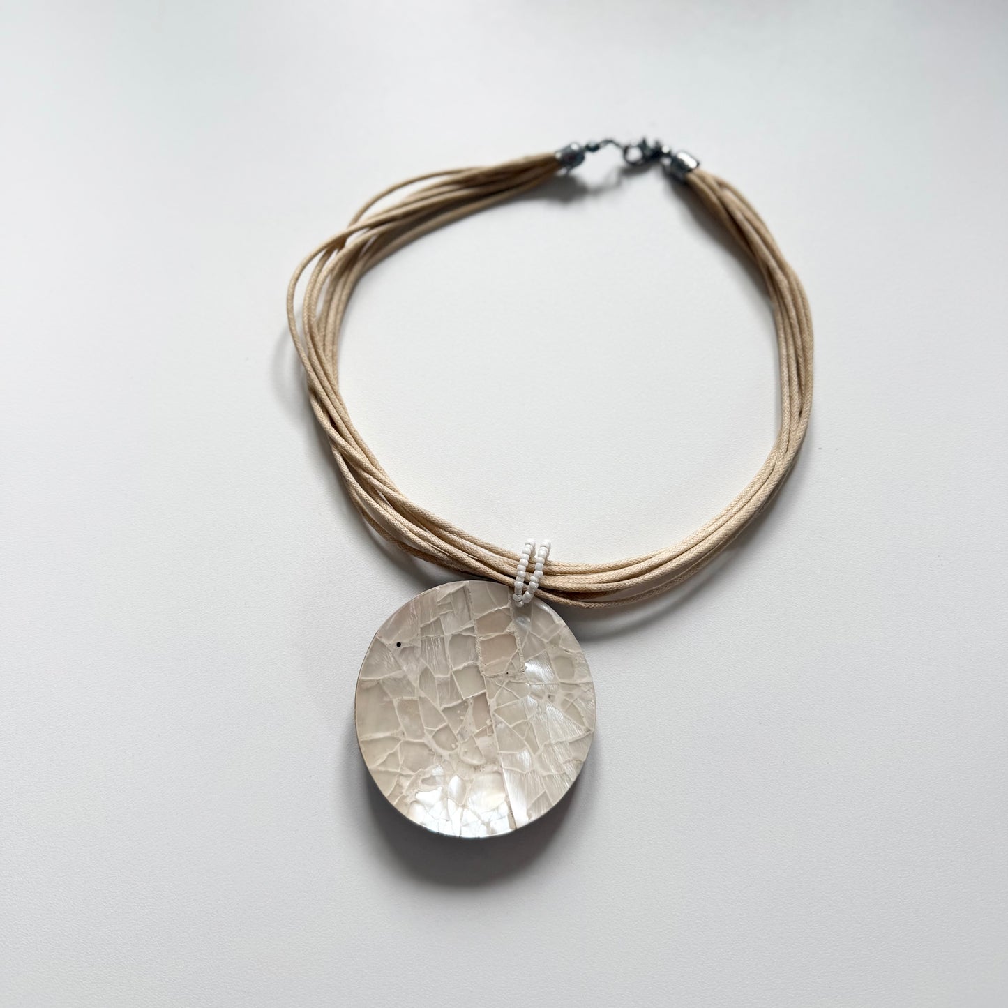 Vintage Y2K chunky circular necklace