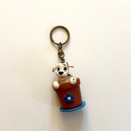 Vintage 101 dalmations keyring