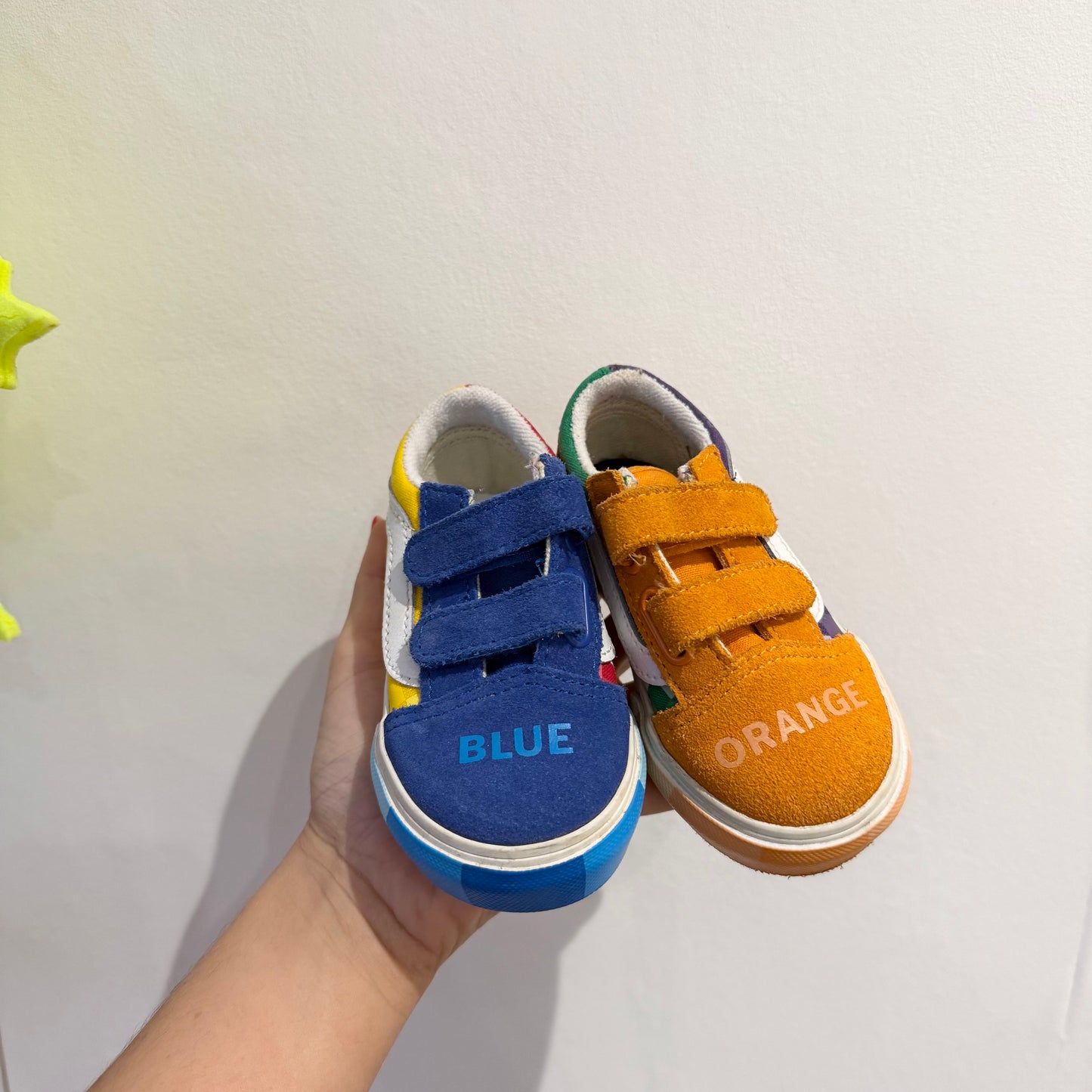 Colour block moma vans trainers. UK 5