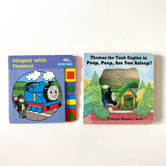 Two vintage mini Thomas the tank books. Has some wear