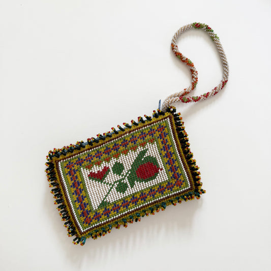 Vintage Beaded boho style purse