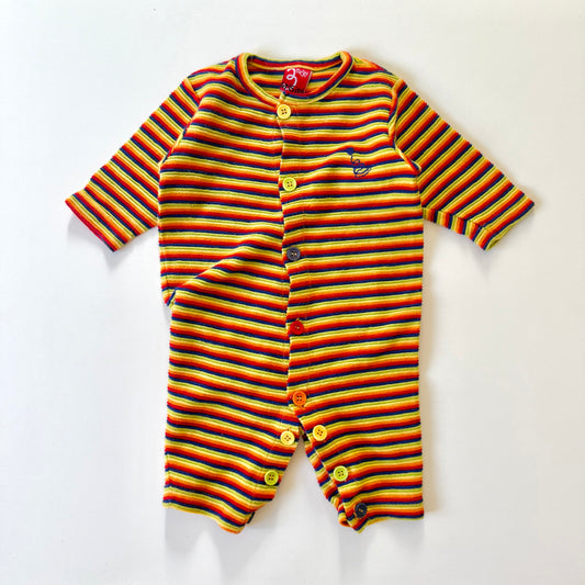 Vintage striped romper. Approx 3-6 months