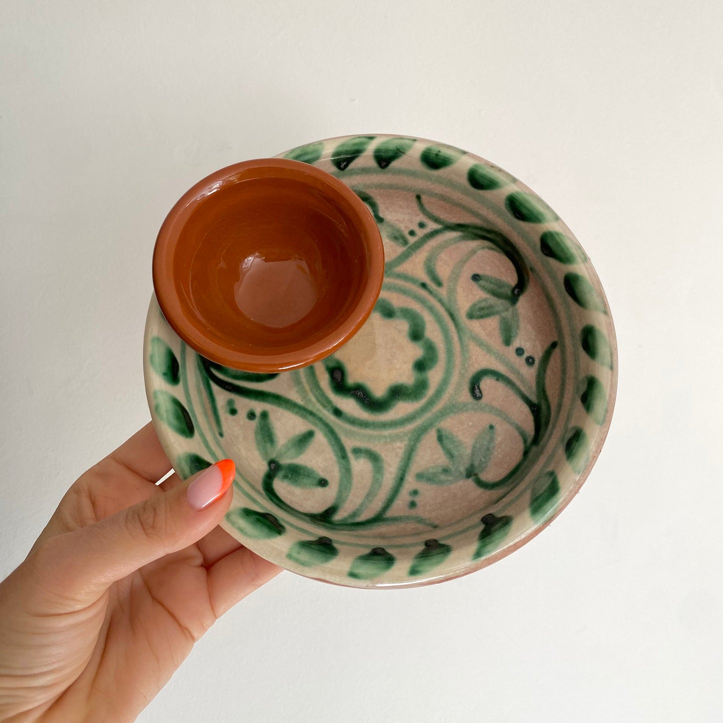 Vintage terracotta / ceramic dish.