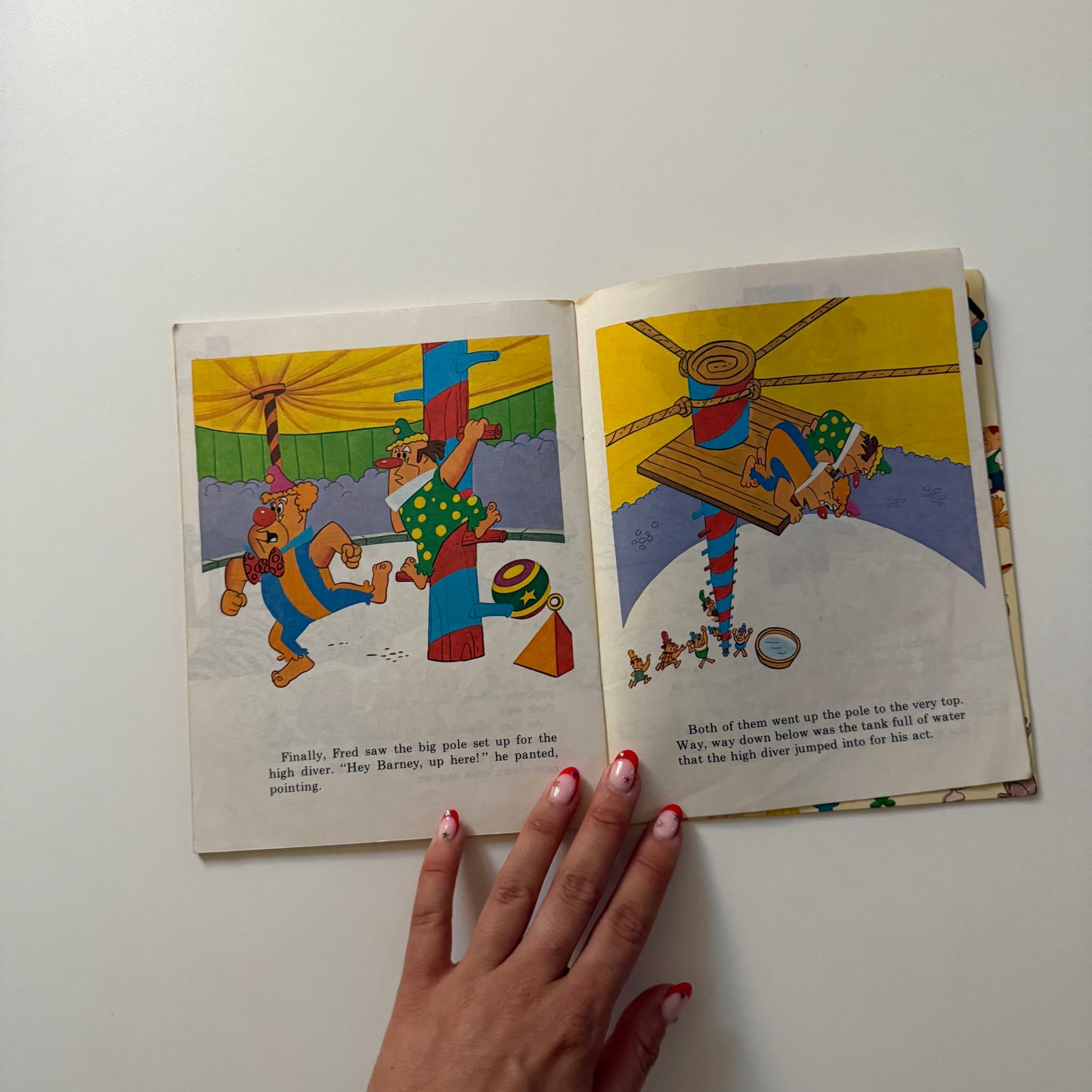Vintage 1972 flintstones book