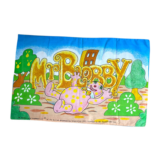Vintage mr blobby pillow case