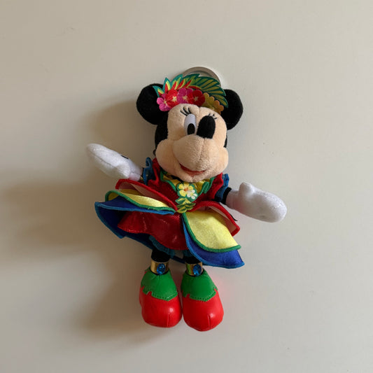 2019 Minnie Mouse colourful keyring/ pin plush