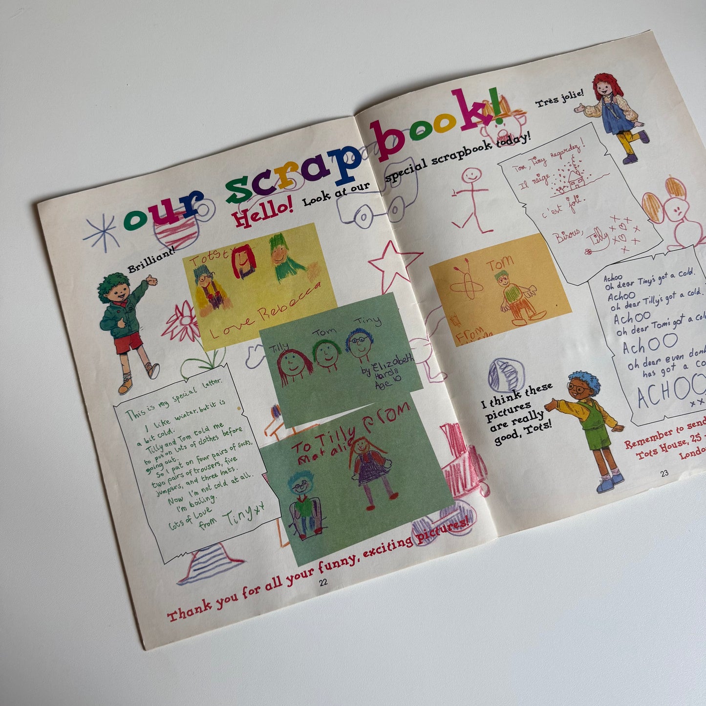 Vintage Tots tv magazine