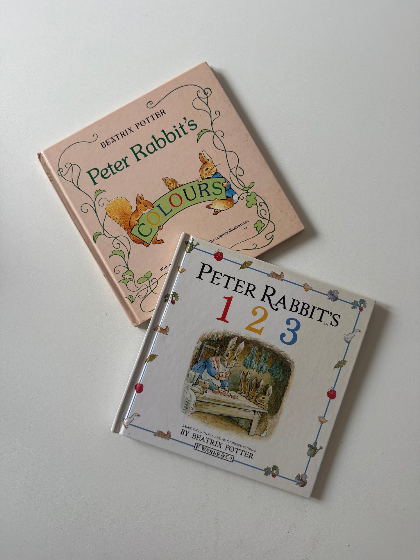 Vintage Beatrix rabbit books x 2