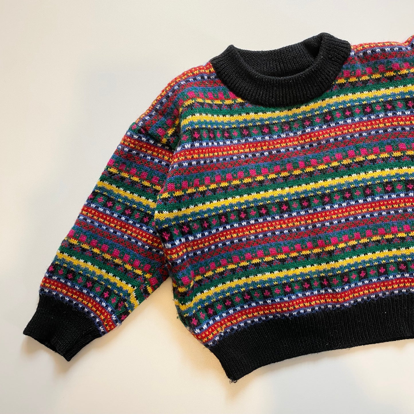 Vintage petit bateau knitted jumper. 3-4 years.