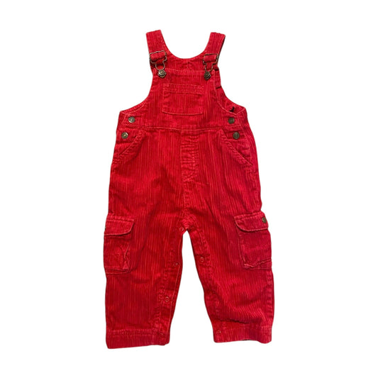 Vintage corduroy dungarees. Size 12-18 months