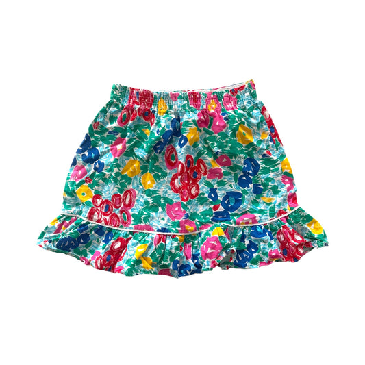 Vintage floral cotton skirt. Size 8-10 years