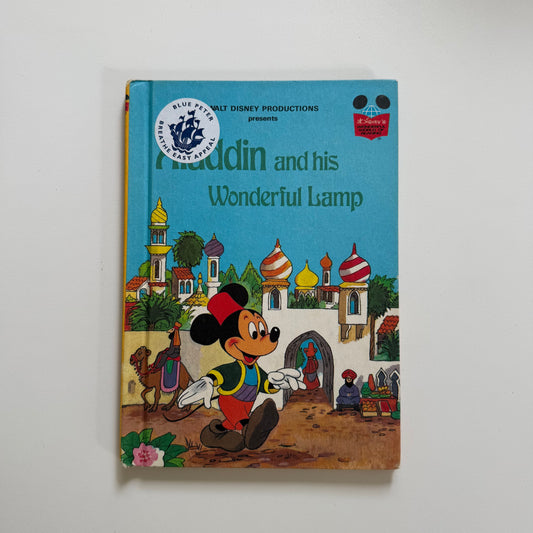 Vintage 1978 Walt Disney Aladdin book
