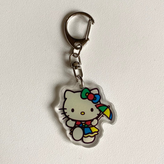 Hello kitty key ring.