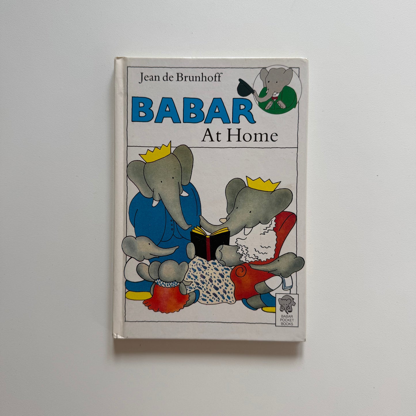 Vintage 1990 Babar book.