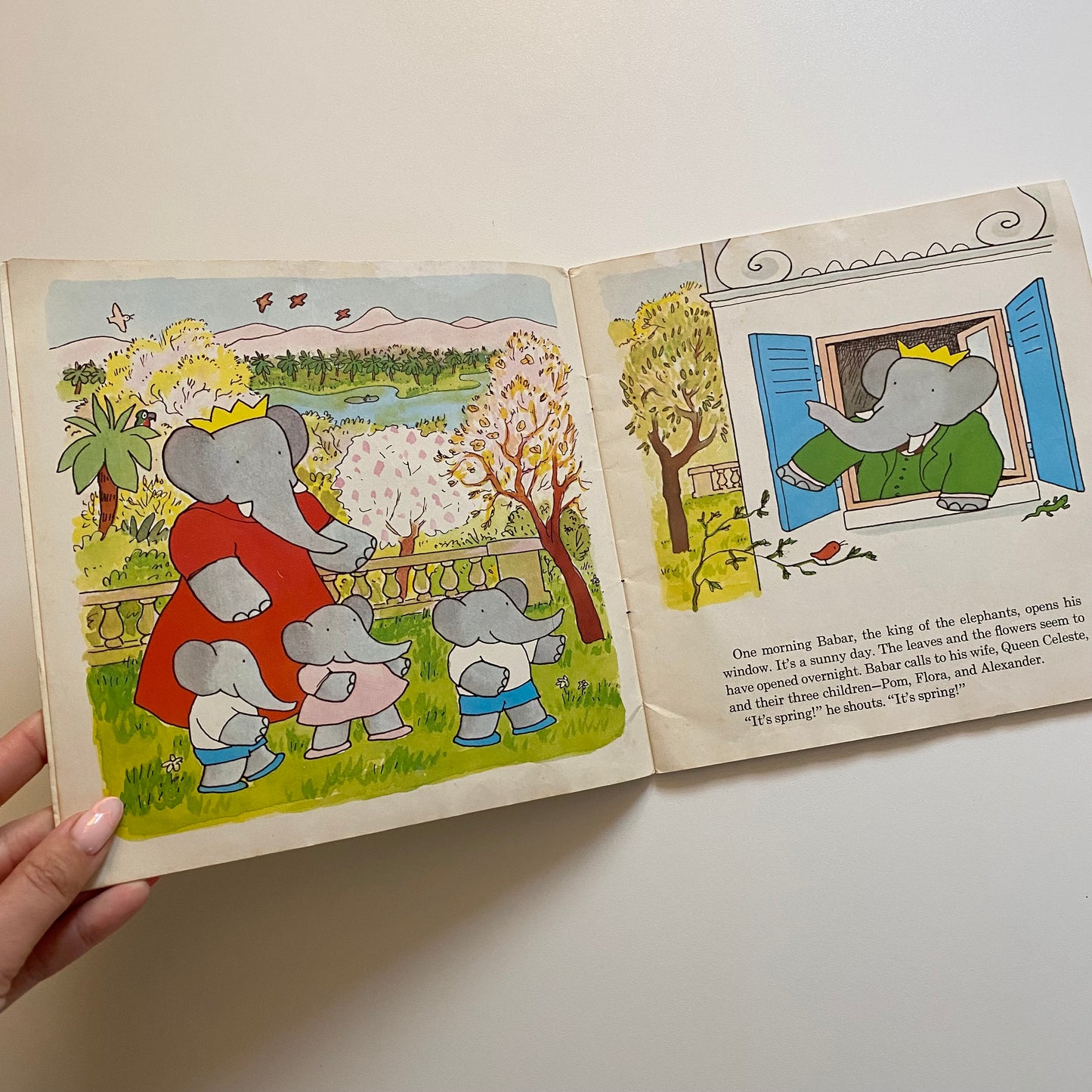 Vintage 1973 babar paperback book. As shown