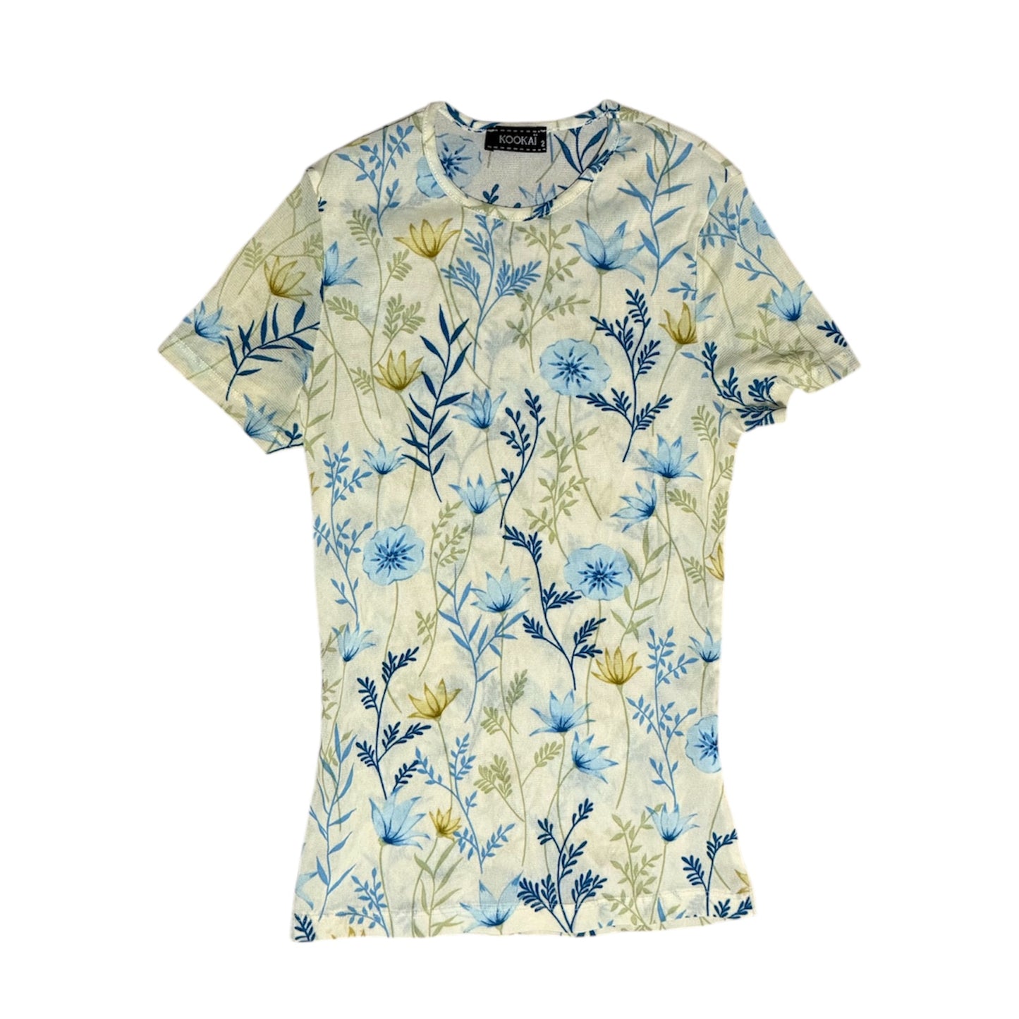 Vintage Y2K kookai mesh tshirt. Size 6-8