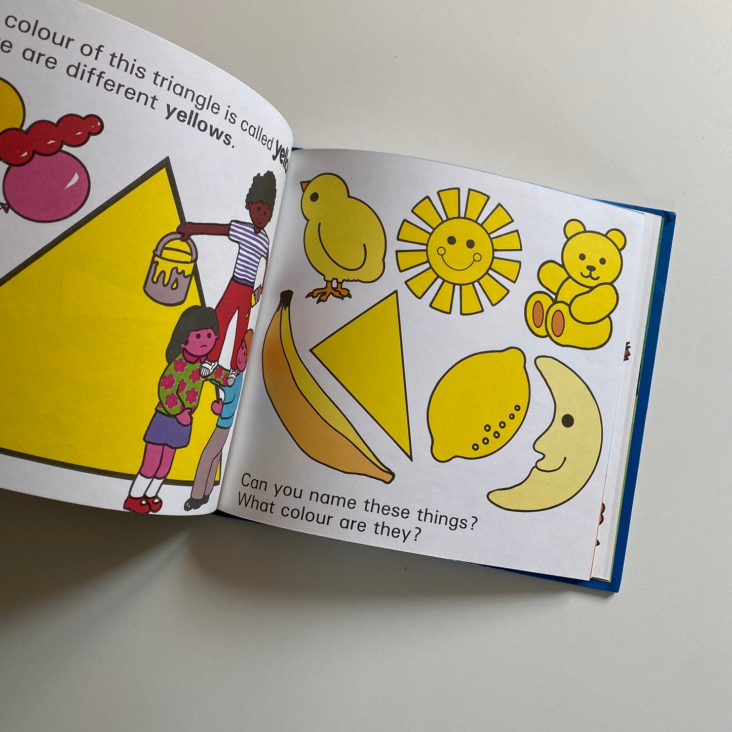 Vintage 1981 ladybird colours and shapes book