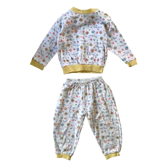 Vintage early days pyjama set. Size 6-12 months