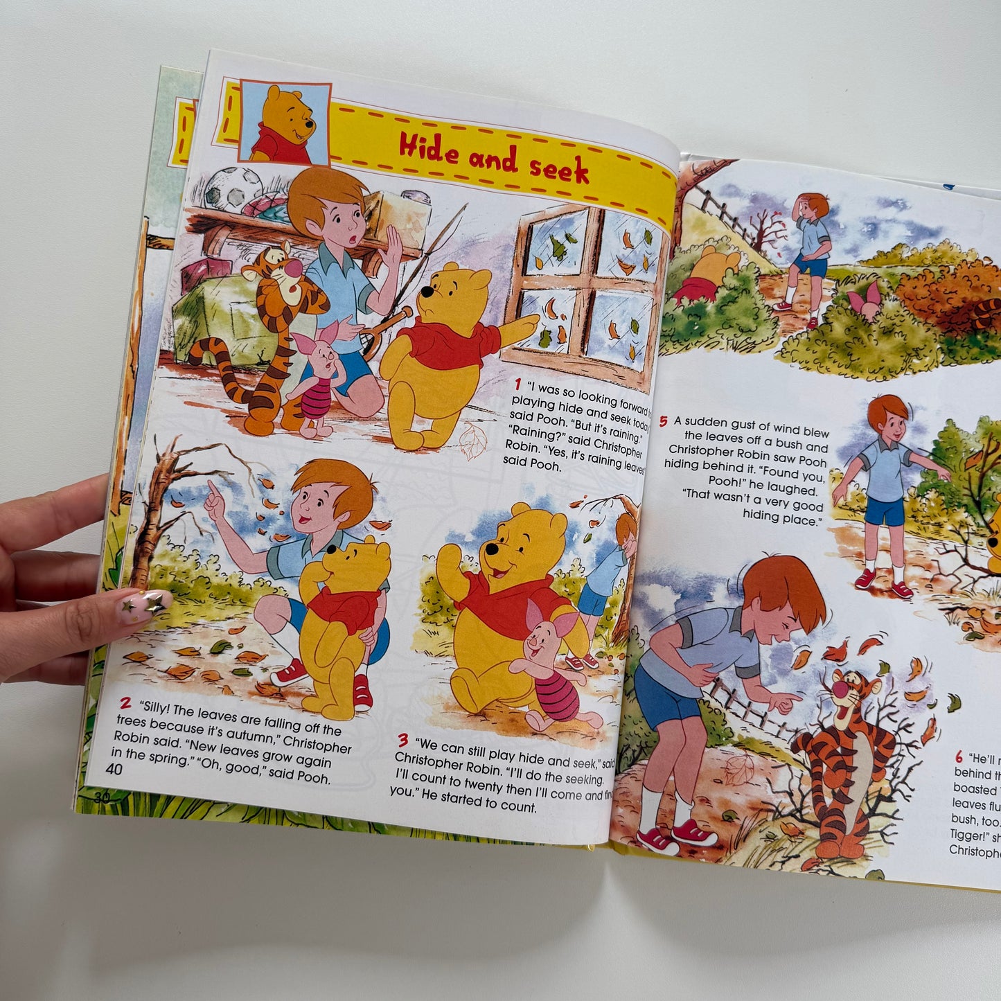 Vintage Winnie the Pooh annual 2001. Some light drawing