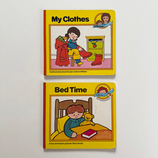Vintage 1989 toddler books