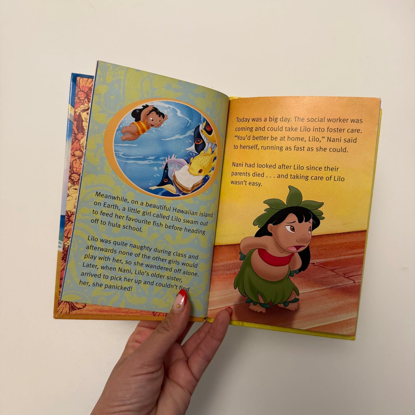 Vintage 2002 ladybird lilo and stitch book.