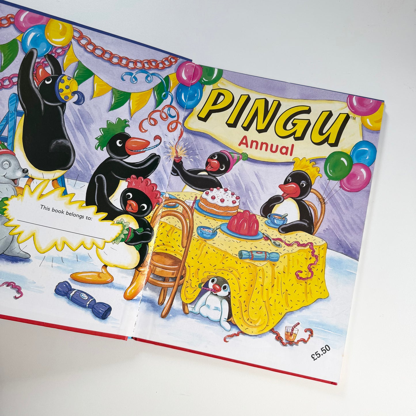 Vintage 1992 pingu a4 annual