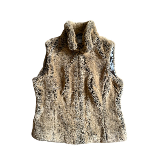 Vintage y2k Wallis faux fur gilet jacket. Size approx 10.