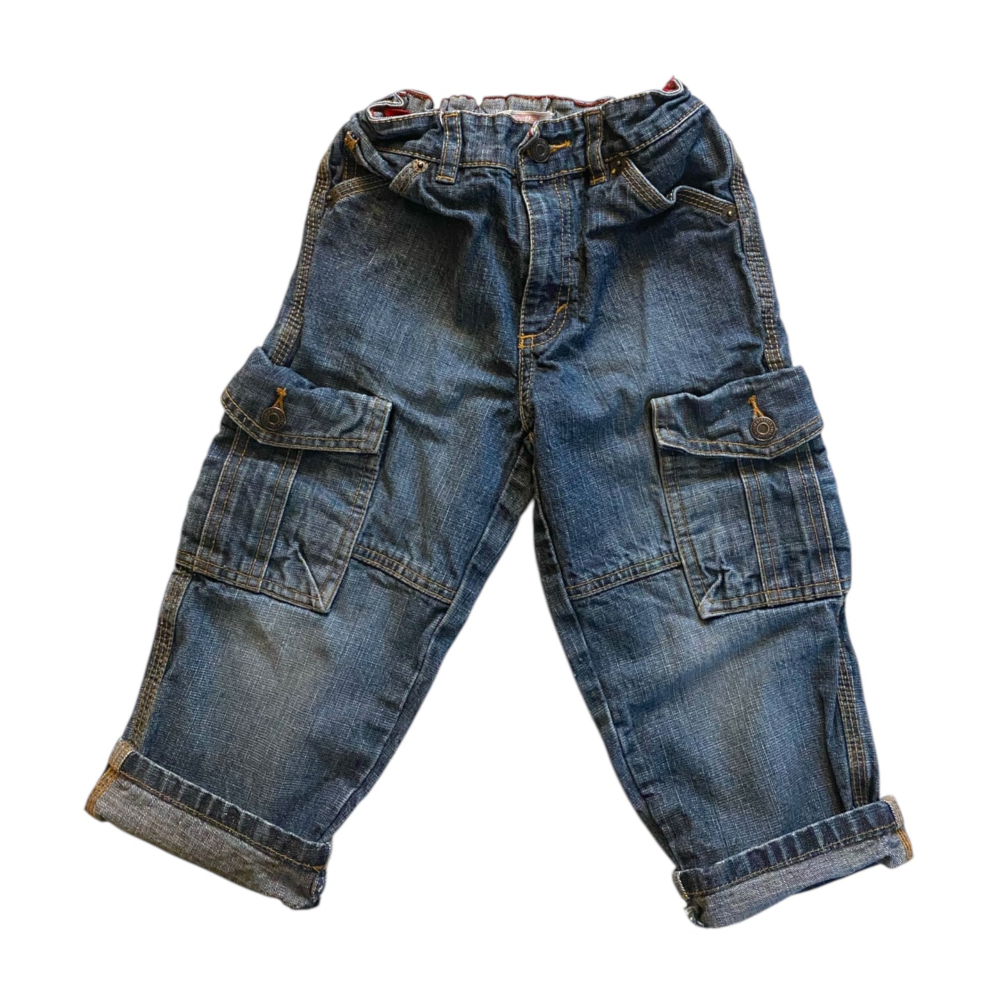 Vintage cargo Levi jeans. Size 4T