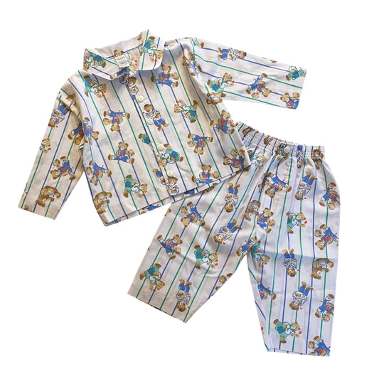 Vintage Adam’s teddy bear pyjamas. Size 3-6 months