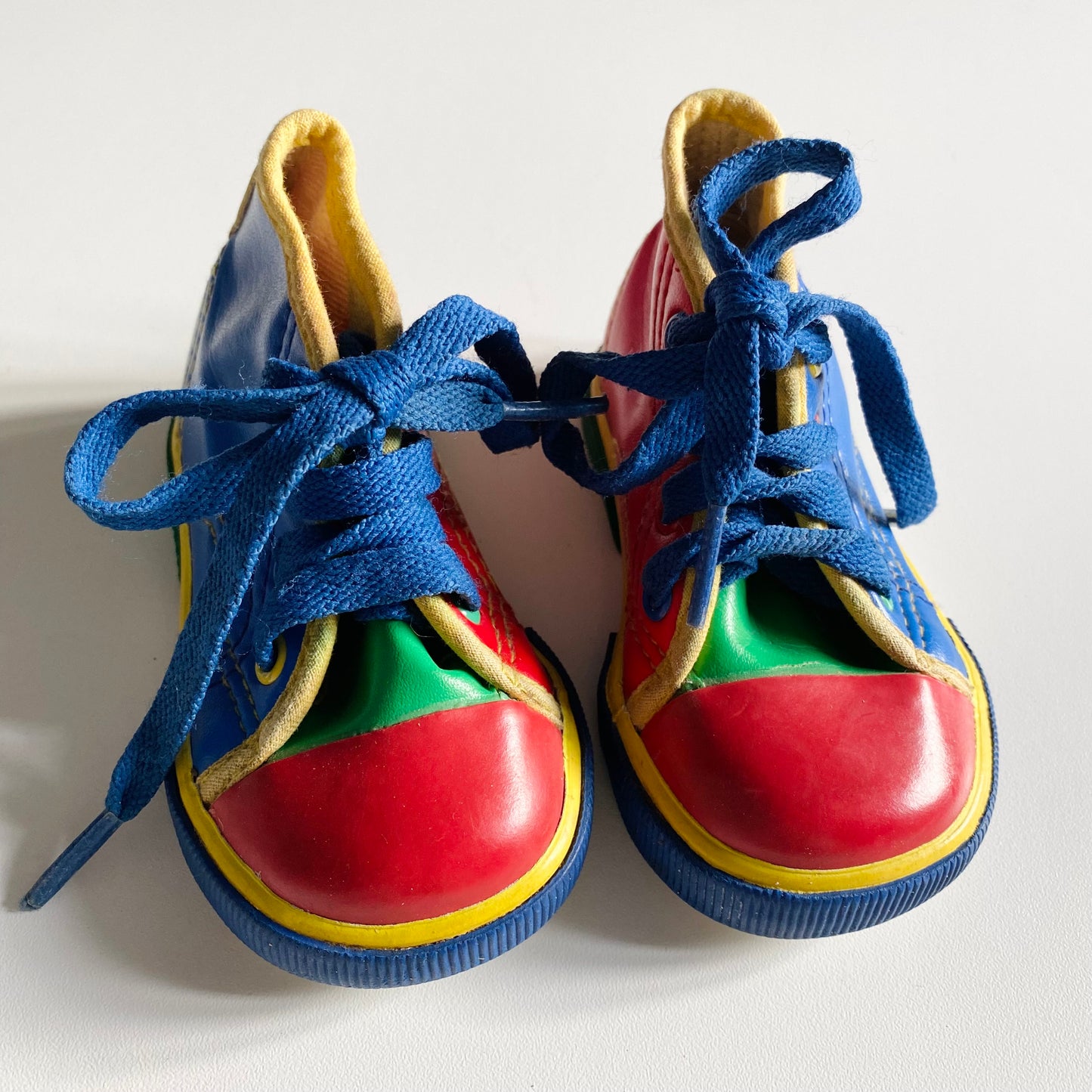 Vintage ladybird colour block booties . Size UK4