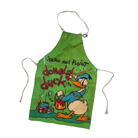 Vintage Donald Duck apron. Has signs of wear on the strings. Approx 2-3 years