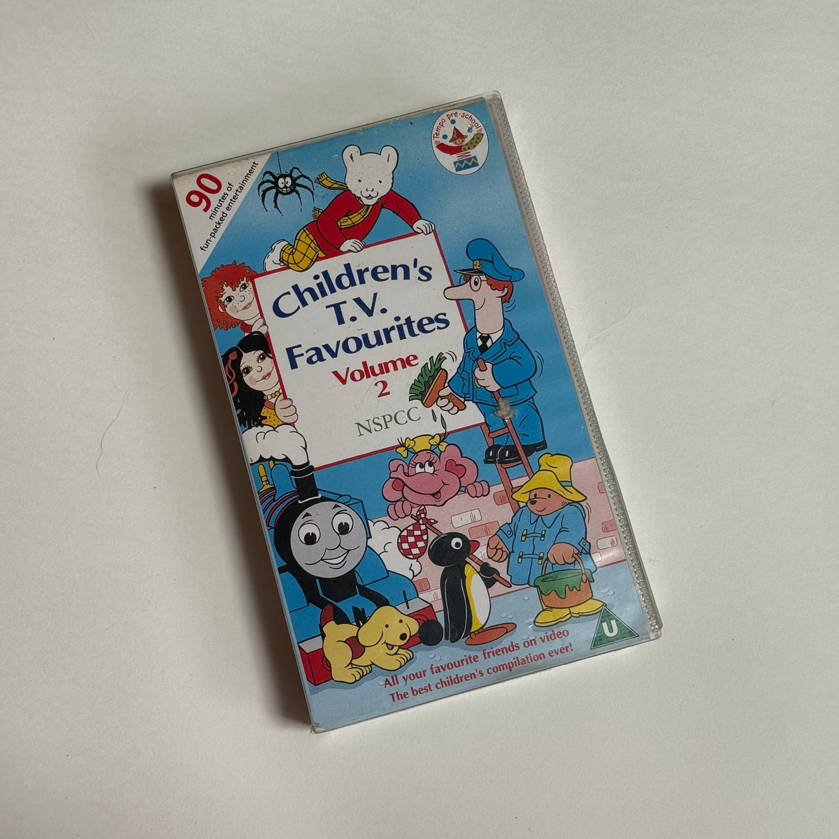 Vintage children’s tv favourites vhs tape