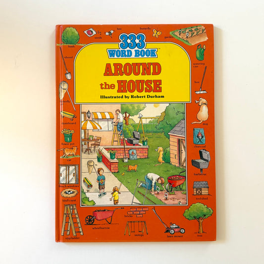 Vintage 1987 around the house a4 book