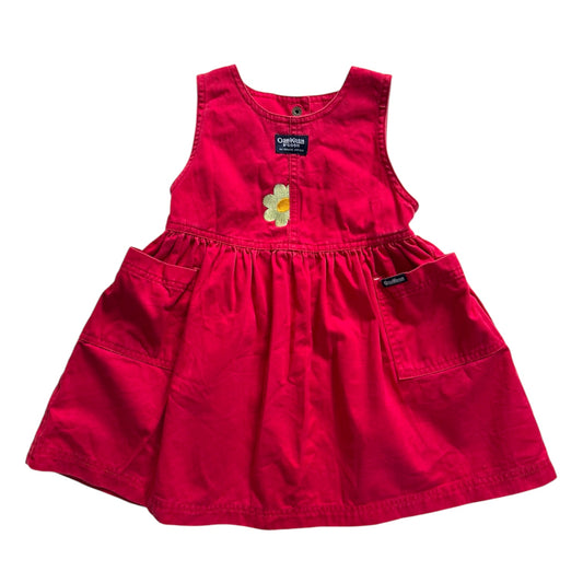 Vintage red Oshkosh dress. Size 12 years