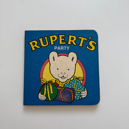 Vintage 1991 Rupert’s party toddler book