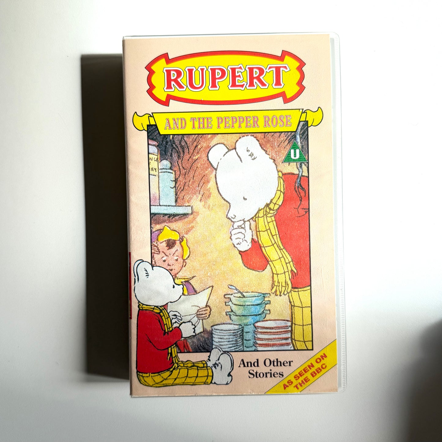 Vintage 1995 Rupert vhs tape