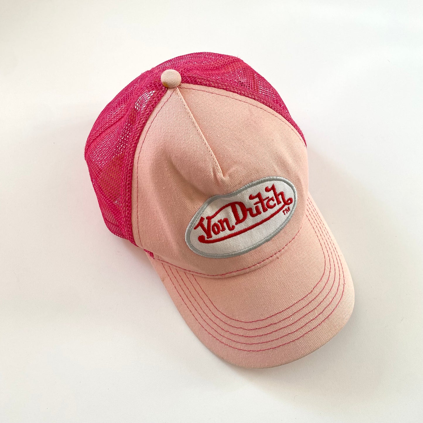 Pink Y2K von dutch cap