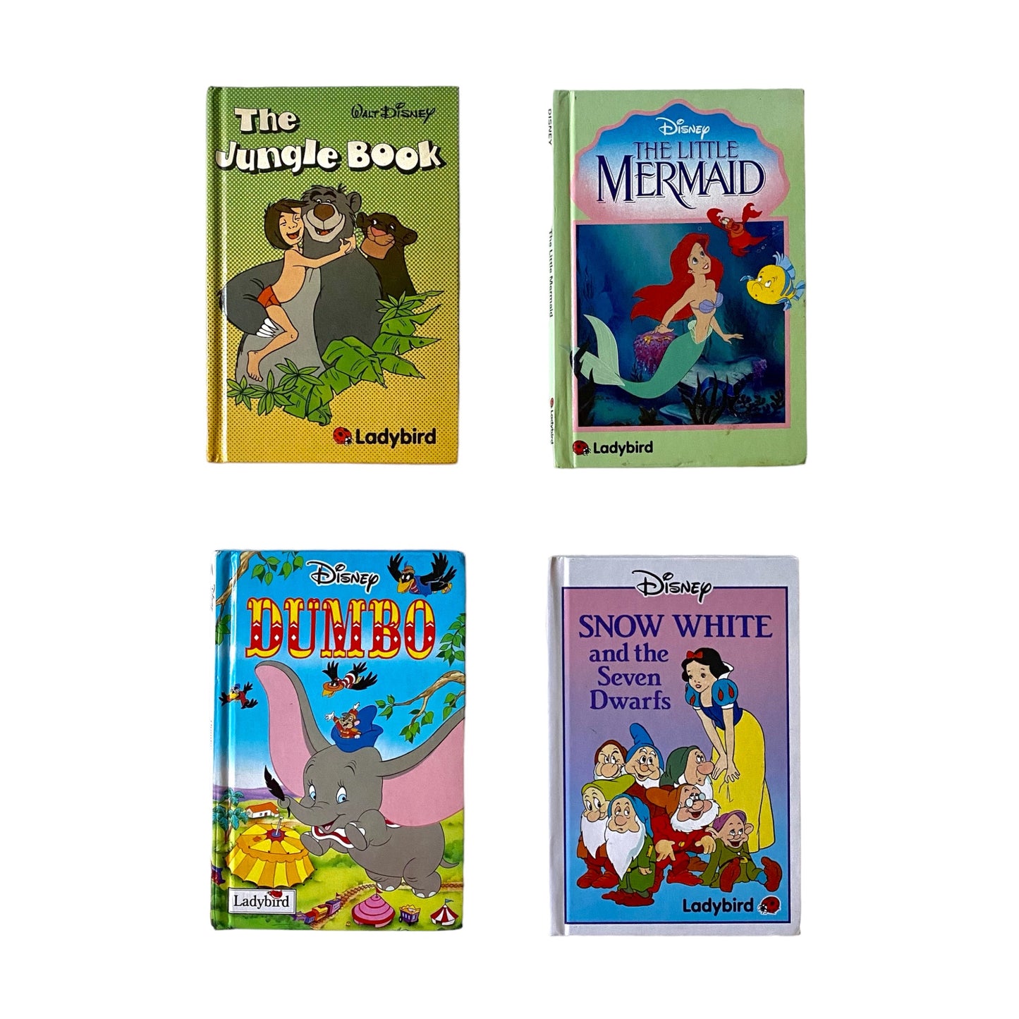 Set of 4 vintage Disney books