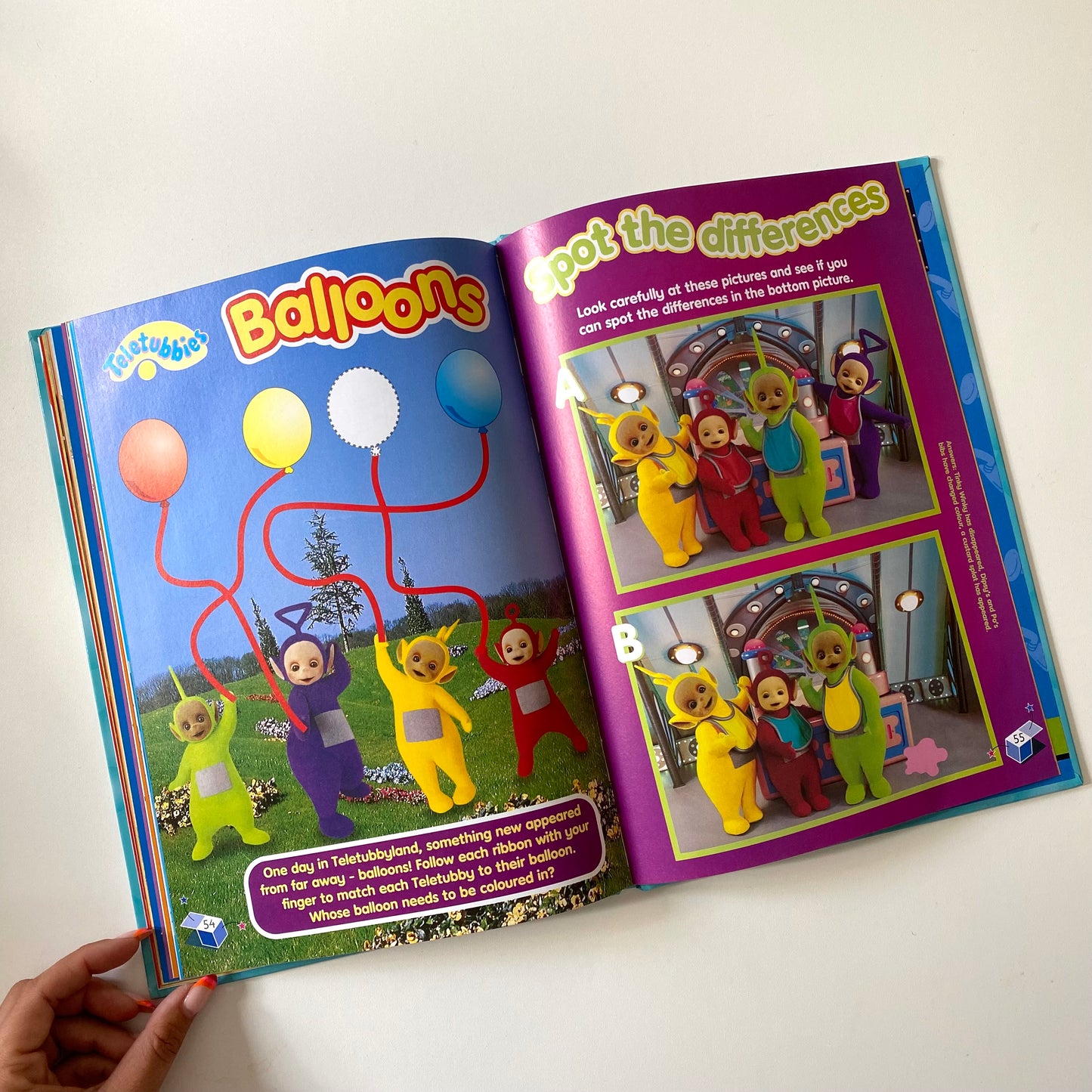 Vintage 2001 toy box annual