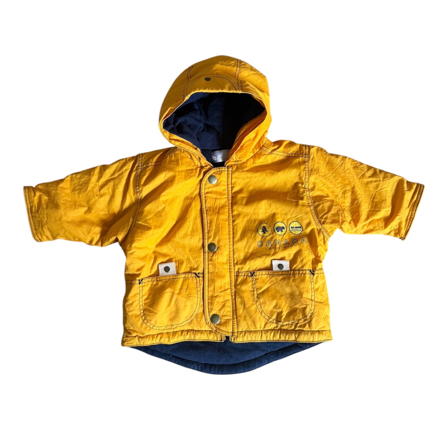 Vintage canada mustard yellow coat. Size approx 18 months