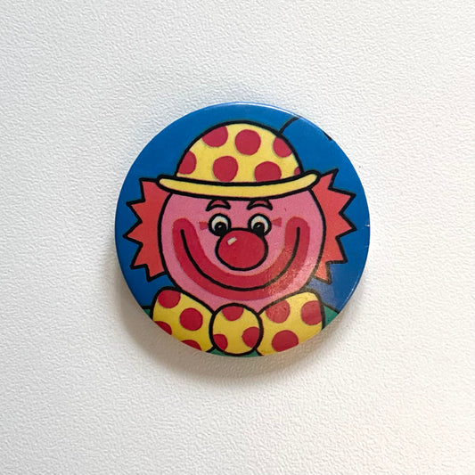 Vintage clown badge